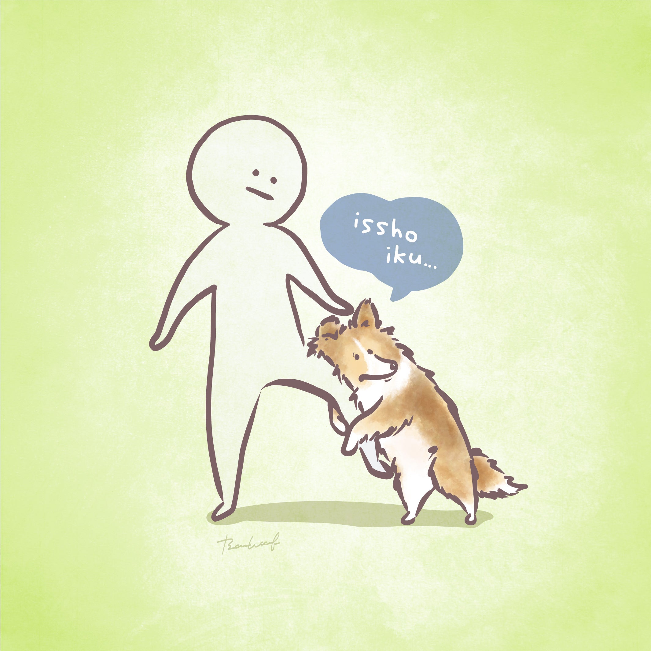 《シェルティと二犬三脚》