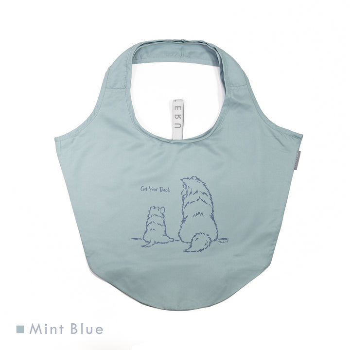 親子シェルティ マルシェバッグ Mint Blue (ミントブルー)