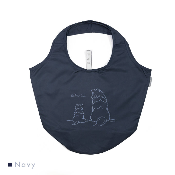 親子シェルティ マルシェバッグ Navy (ネイビー)