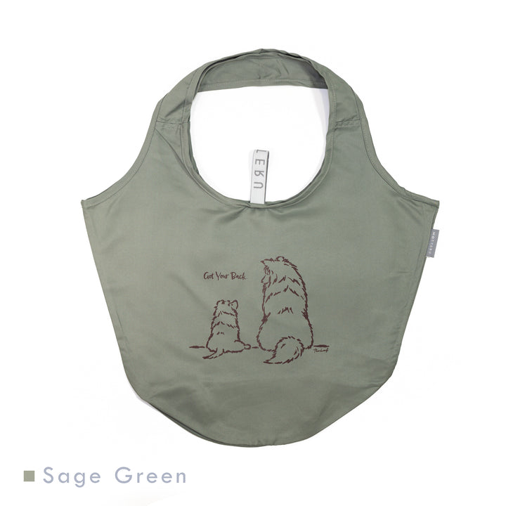 親子シェルティ マルシェバッグ Sage Green (セージグリーン)