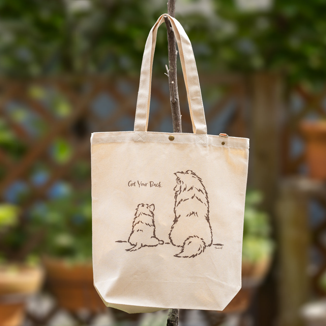 親子シェルティ | トートバッグ【シェルティグッズ専門店 BowWoof Shop】