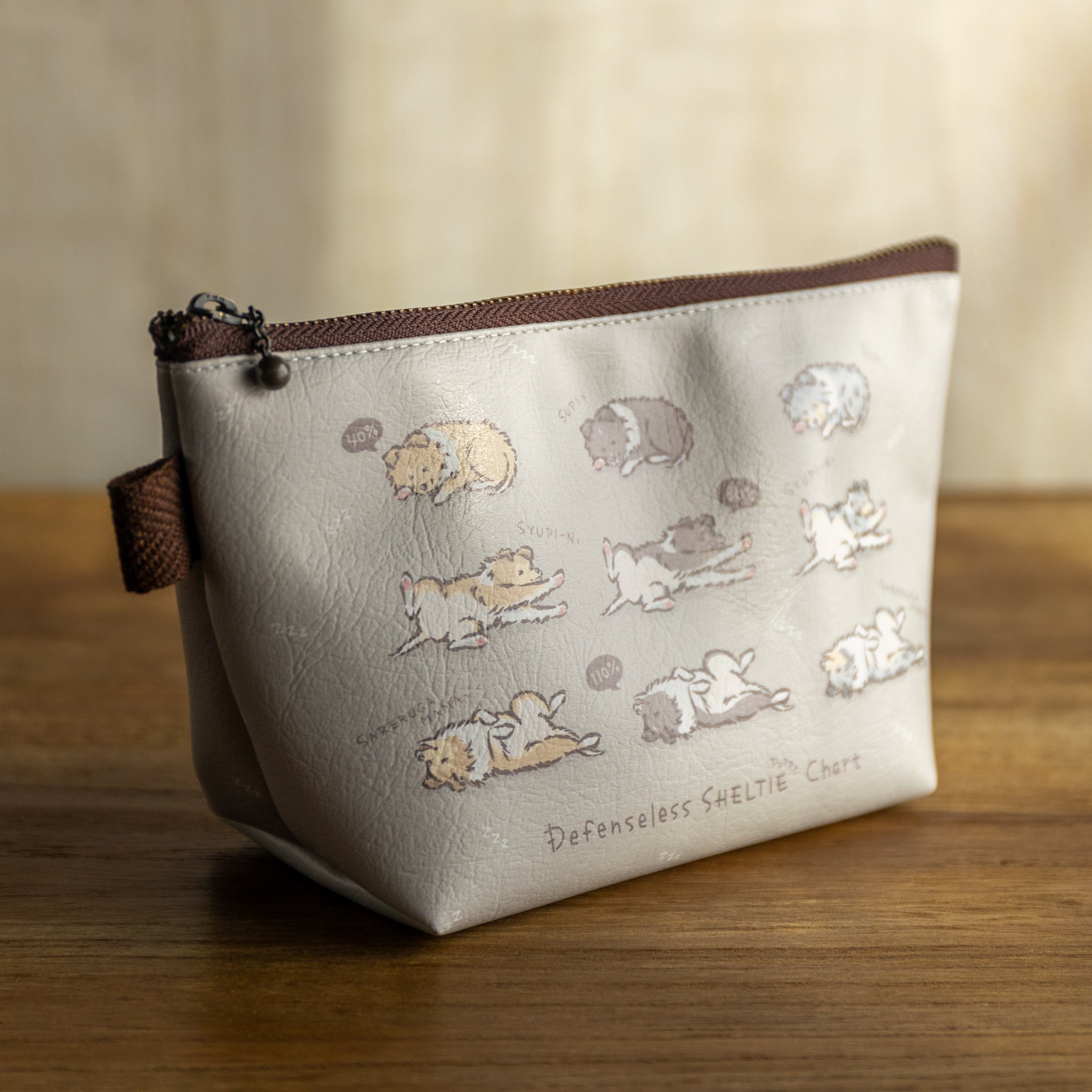 シェルティ型　100個 無防備シェルティパピーチャート | 三角ポーチ – BowWoof Shop