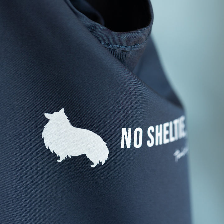 シェットランドシープドッグ 立ち耳シェルティ マルシェバッグ 折り畳み エコバッグ (NO SHELTIE, NO LIFE)