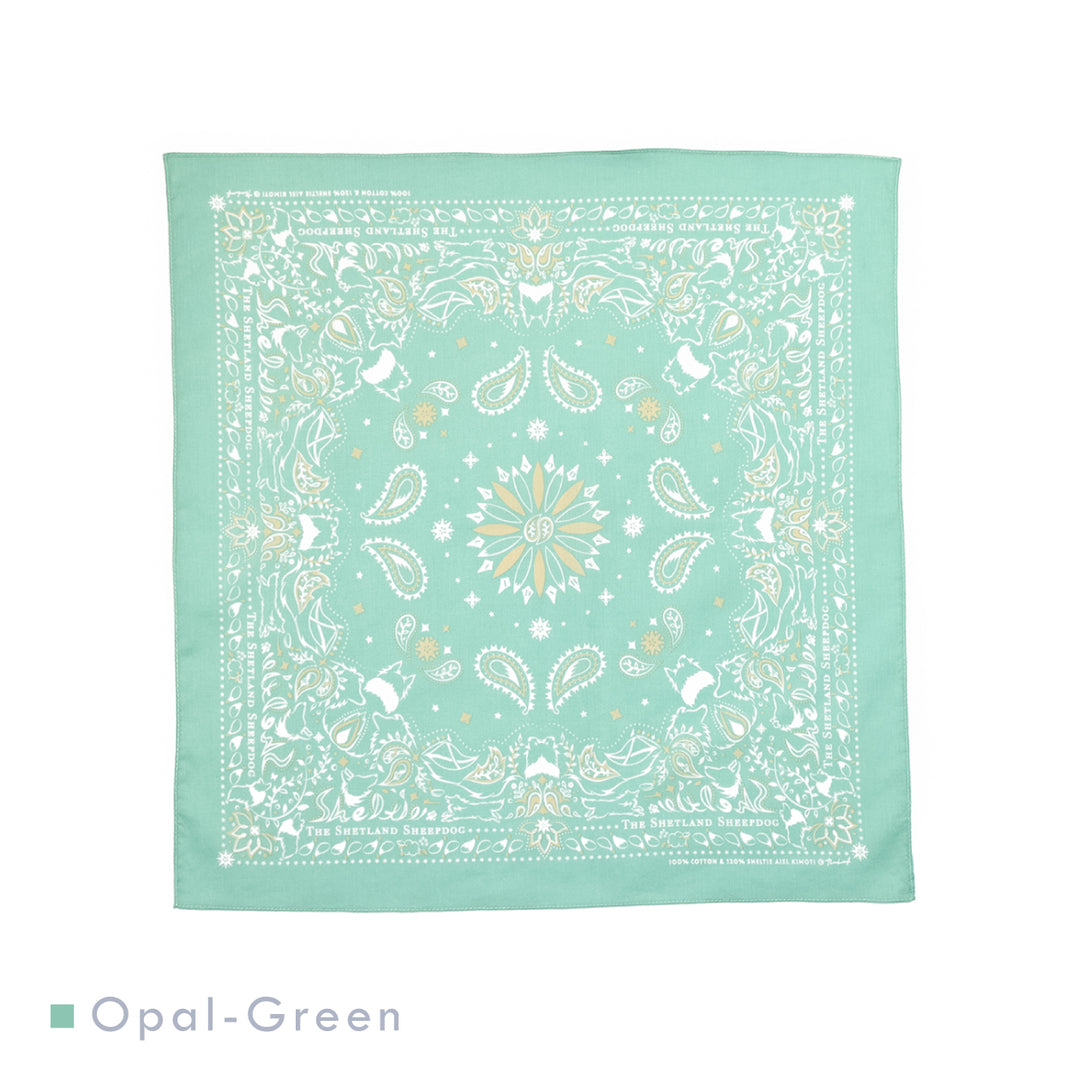 ペイズリー柄シェルティ | バンダナ