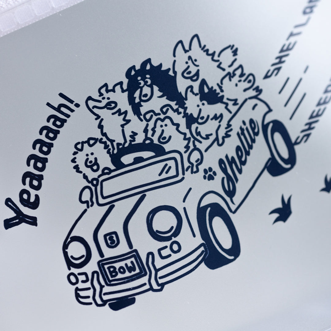 Yeaaaaah! Sheltie | ミニクリアポーチ