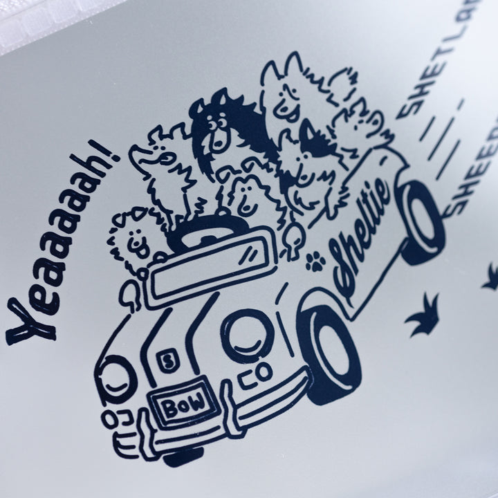 Yeaaaaah! Sheltie | ミニクリアポーチ