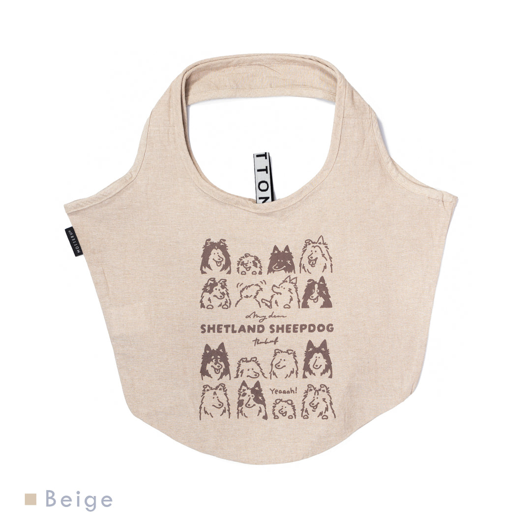 並んでYeaaaaah! Shelties! | マルシェバッグ（再生コットン）