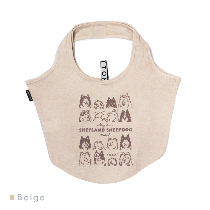 並んでYeaaaaah! Shelties! | マルシェバッグ（再生コットン）