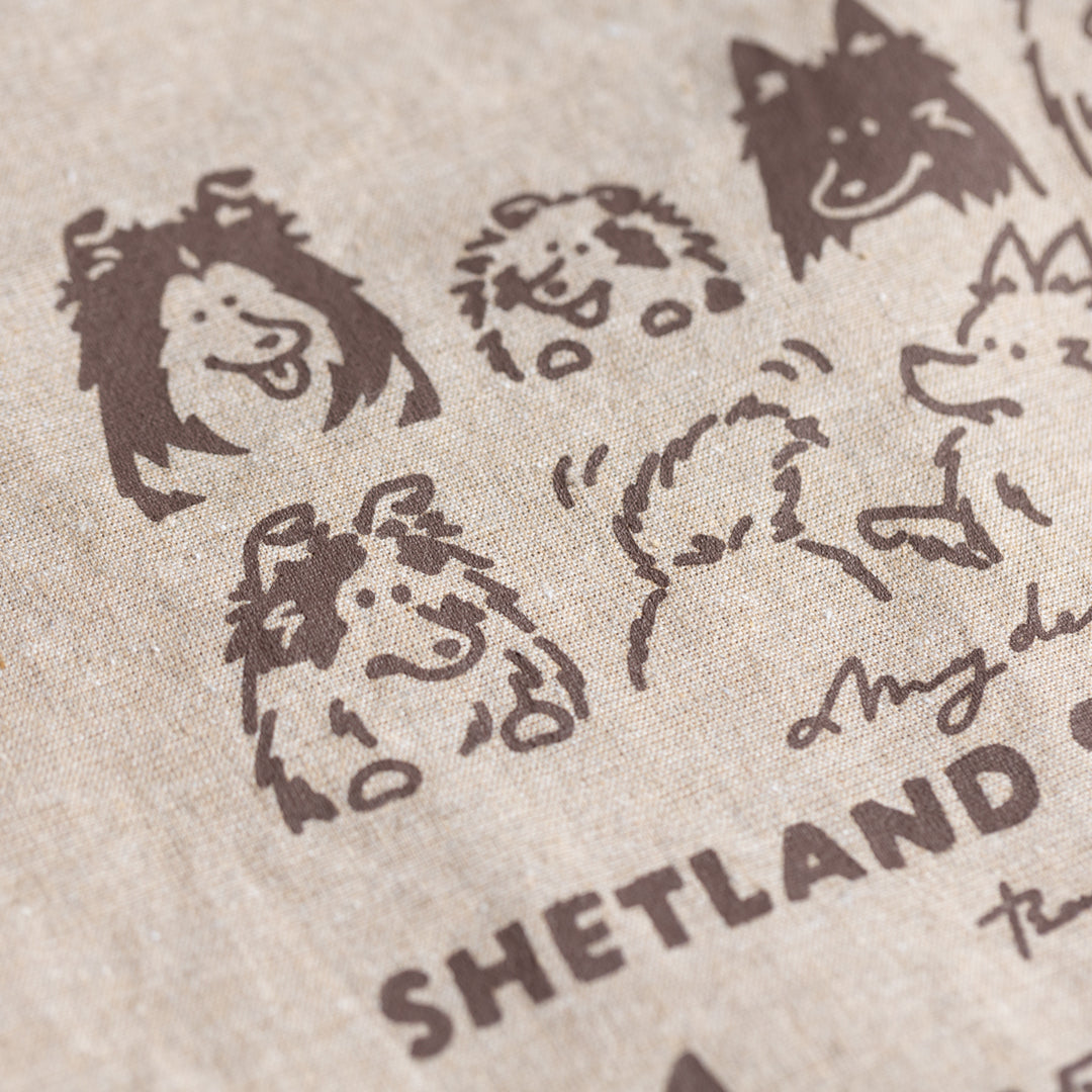 並んでYeaaaaah! Shelties! | マルシェバッグ（再生コットン）