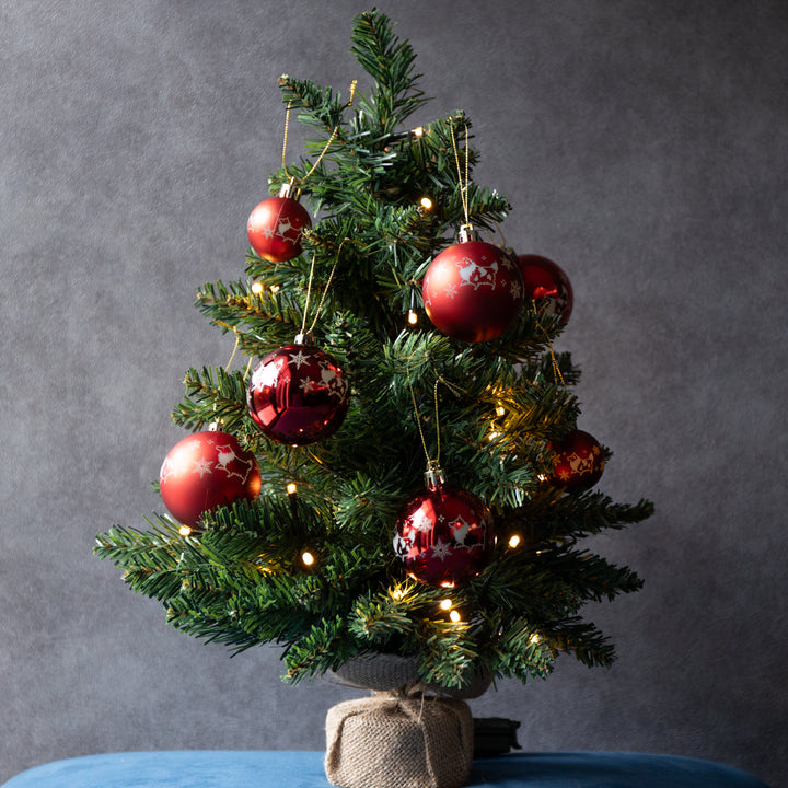 冬のおさんぽシェルティ | ボールオーナメント【3個セット】