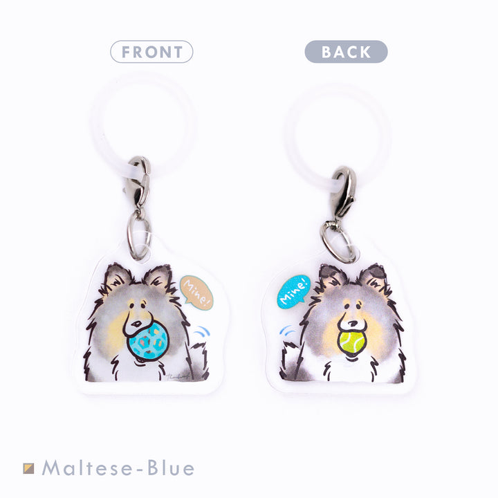 ボール渡したくないシェルティ | めじるしチャーム