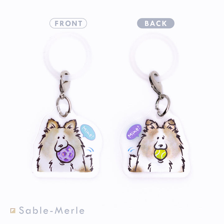 ボール渡したくないシェルティ | めじるしチャーム