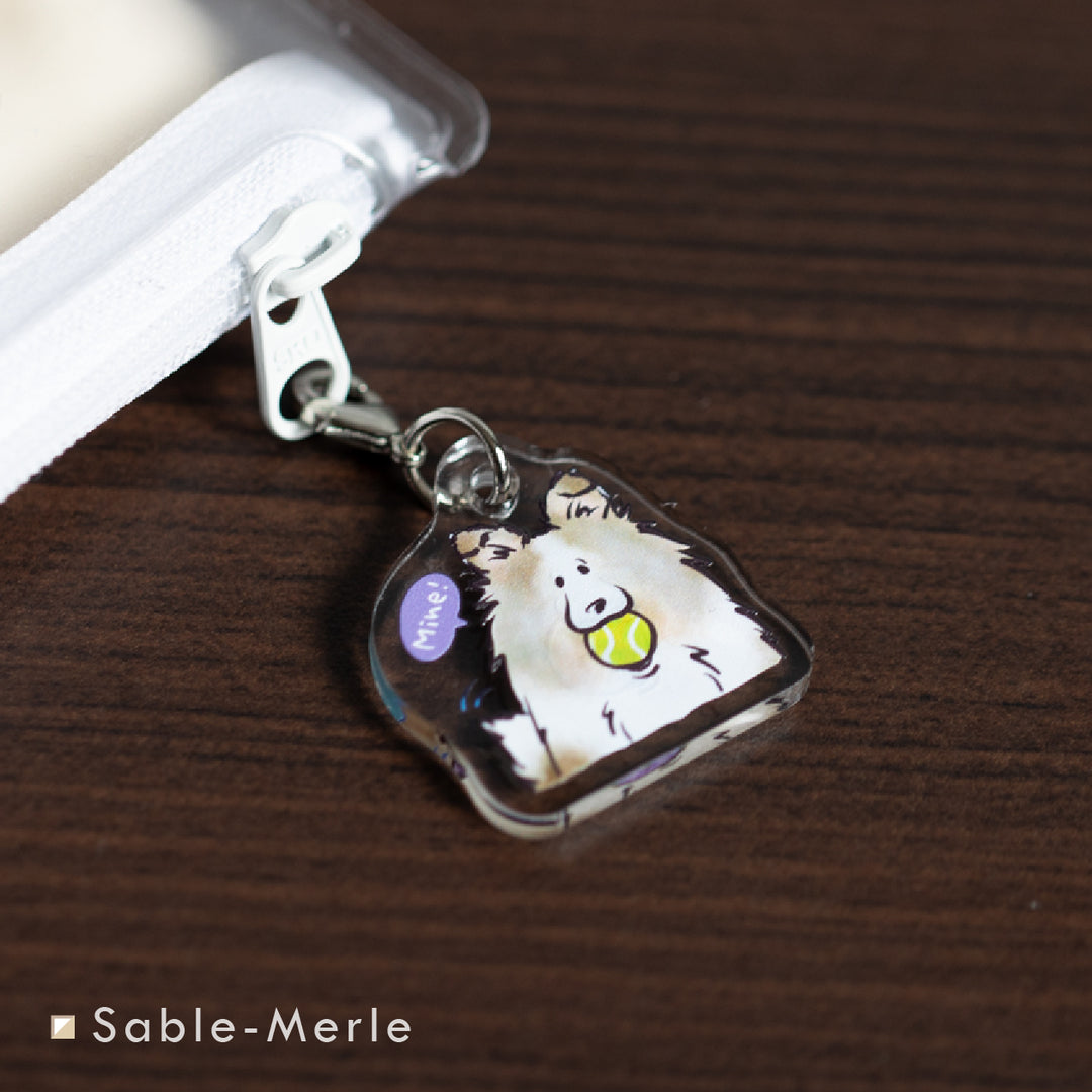 ボール渡したくないシェルティ | めじるしチャーム