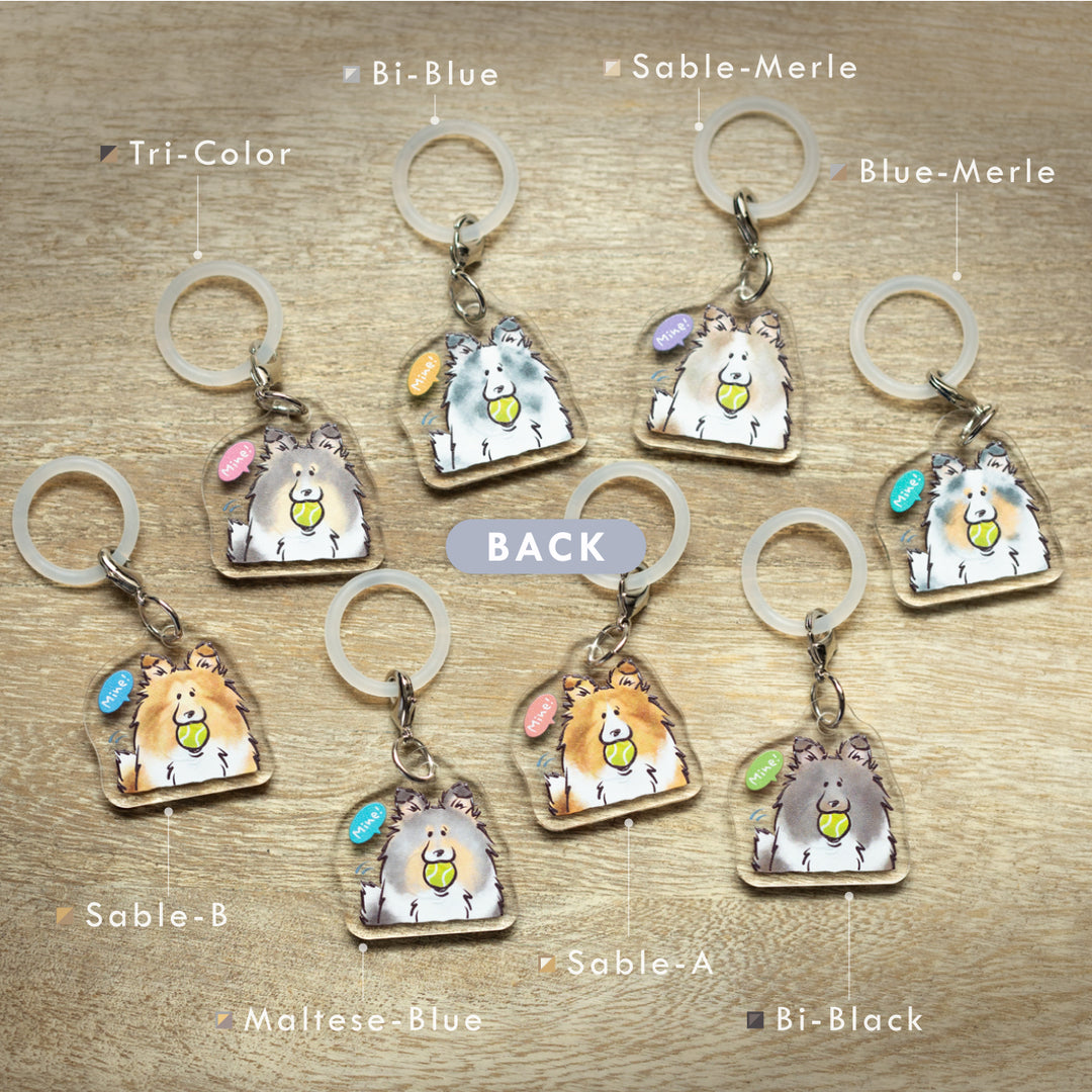 ボール渡したくないシェルティ | めじるしチャーム