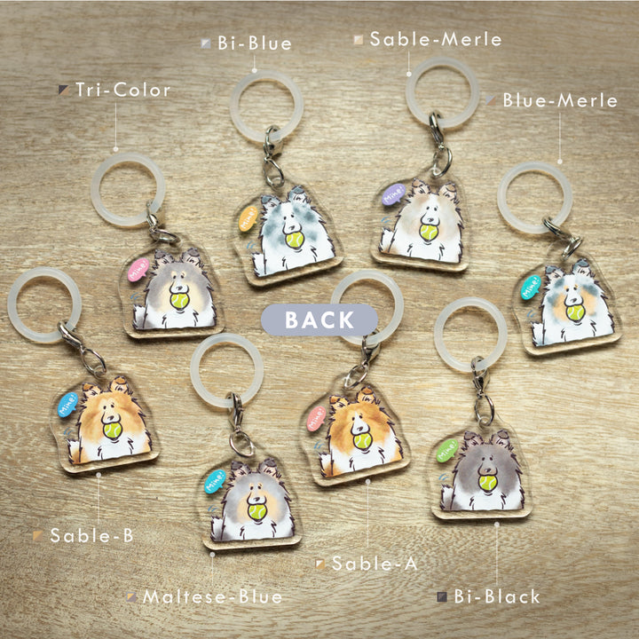 ボール渡したくないシェルティ | めじるしチャーム