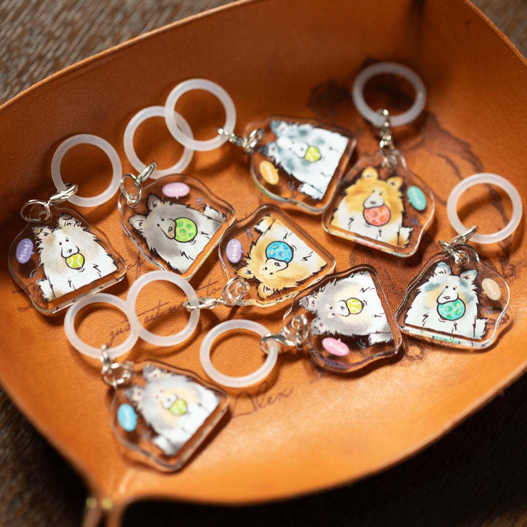 ボール渡したくないシェルティ | めじるしチャーム