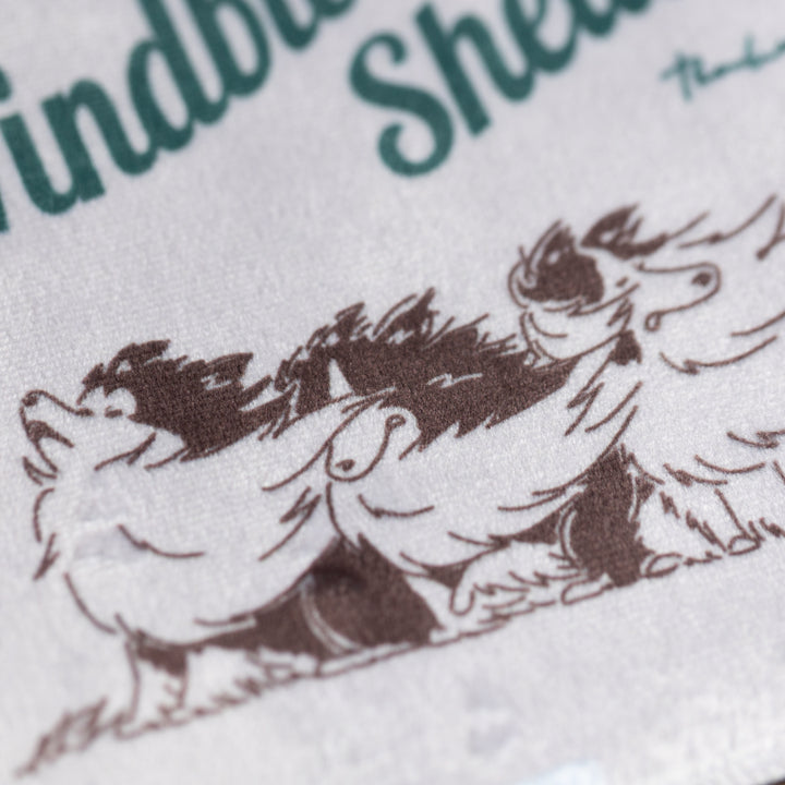 Windblown Shelties | マイクロファイバータオルハンカチ
