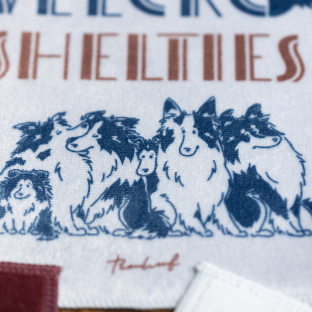 Velcro Shelties | マイクロファイバータオルハンカチ