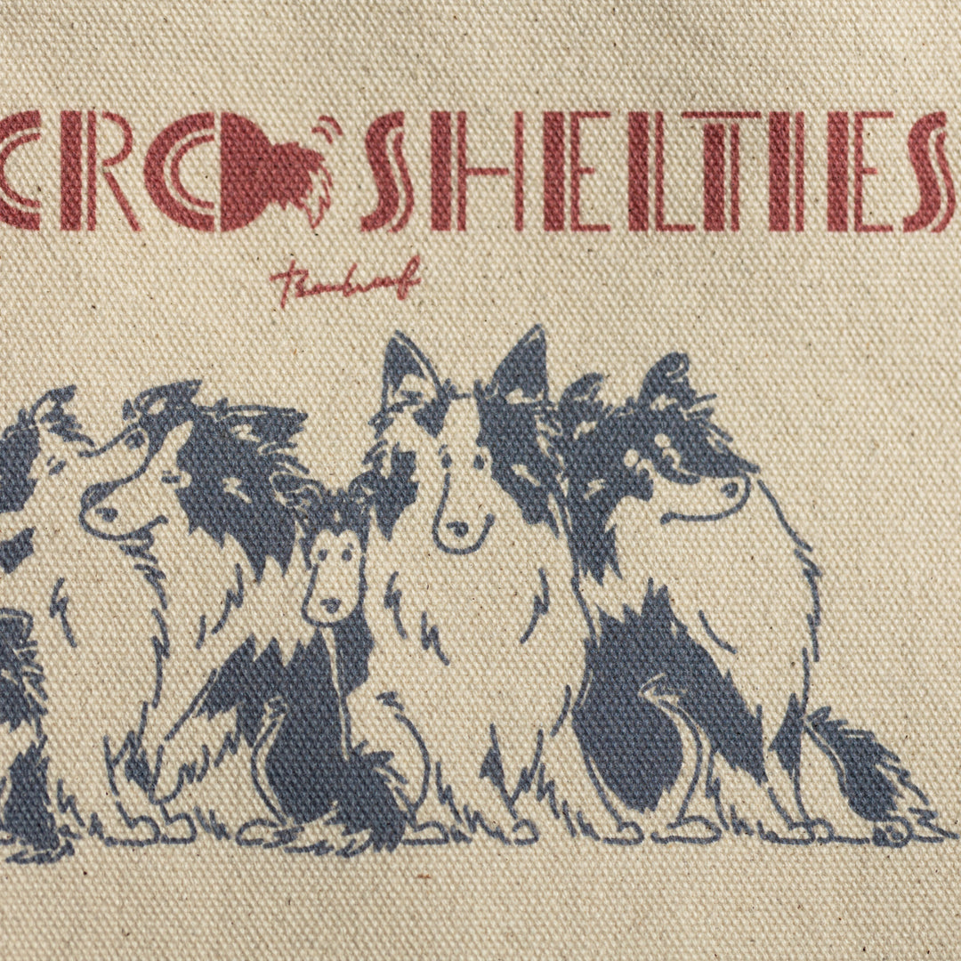 Velcro Shelties | キャンバスフラットポーチ