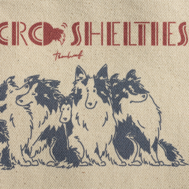 Velcro Shelties | キャンバスフラットポーチ