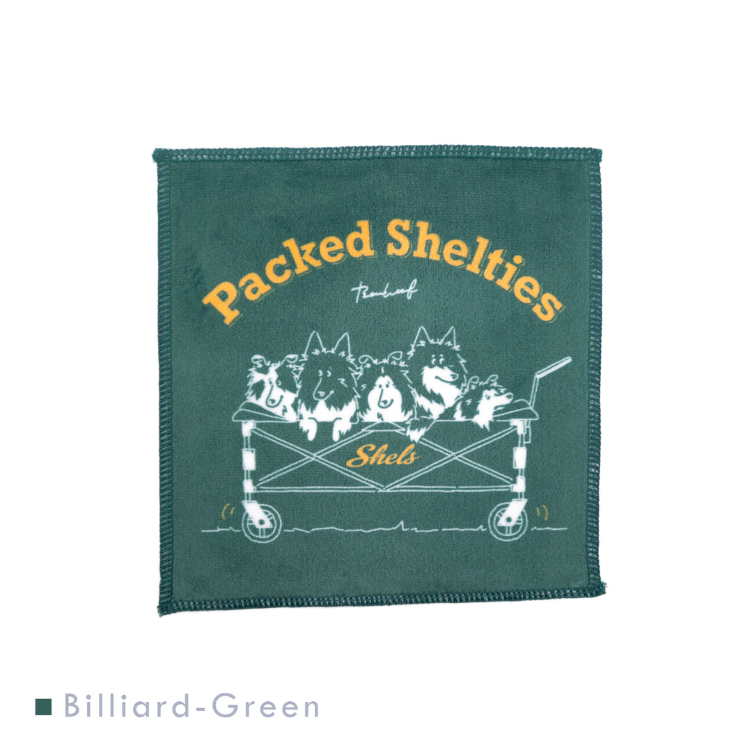 Packed Shelties | マイクロファイバータオルハンカチ