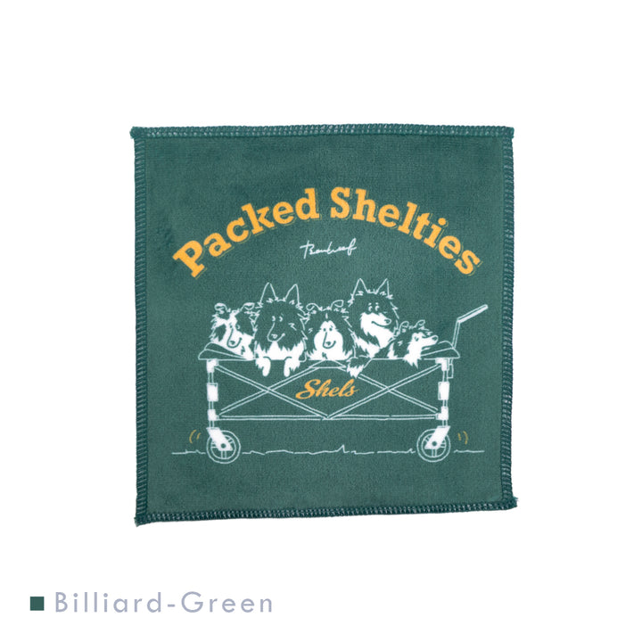 Packed Shelties | マイクロファイバータオルハンカチ