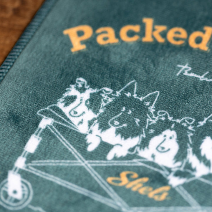 Packed Shelties | マイクロファイバータオルハンカチ