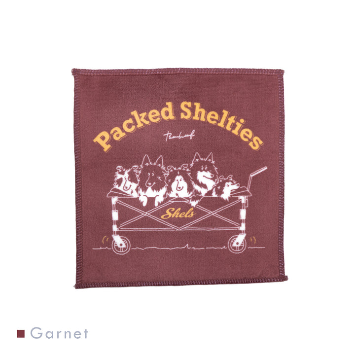 Packed Shelties | マイクロファイバータオルハンカチ