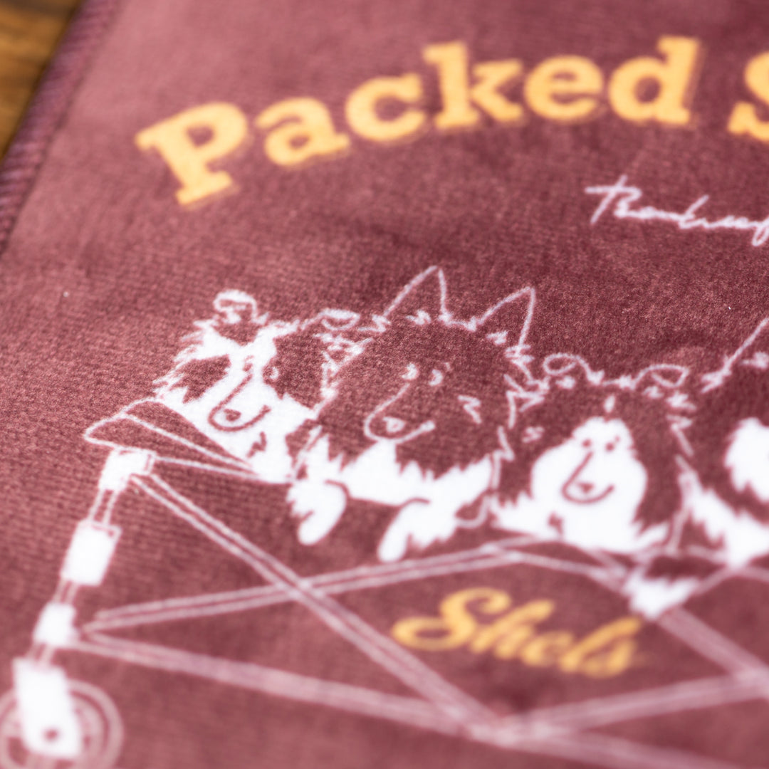 Packed Shelties | マイクロファイバータオルハンカチ
