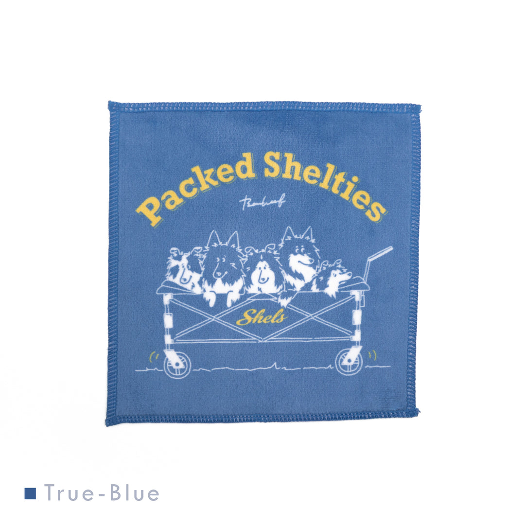 Packed Shelties | マイクロファイバータオルハンカチ