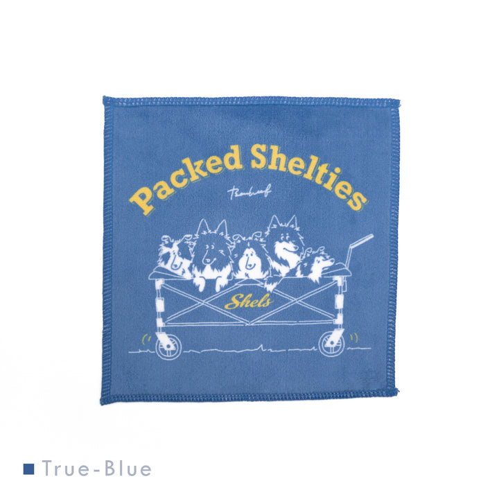 Packed Shelties | マイクロファイバータオルハンカチ