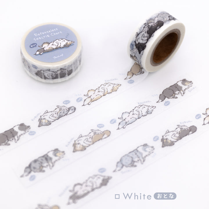 【訳アリ品】無防備シェルティチャート | マスキングテープ