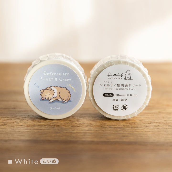 【訳アリ品】無防備シェルティチャート | マスキングテープ