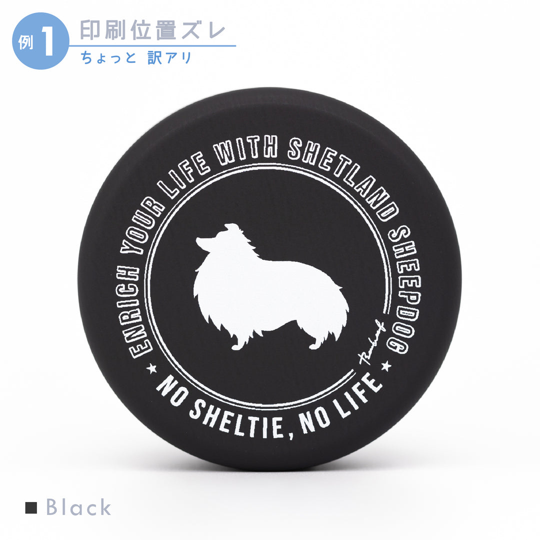 【OUTLET】NO SHELTIE, NO LIFE【垂れ耳】| プチ缶