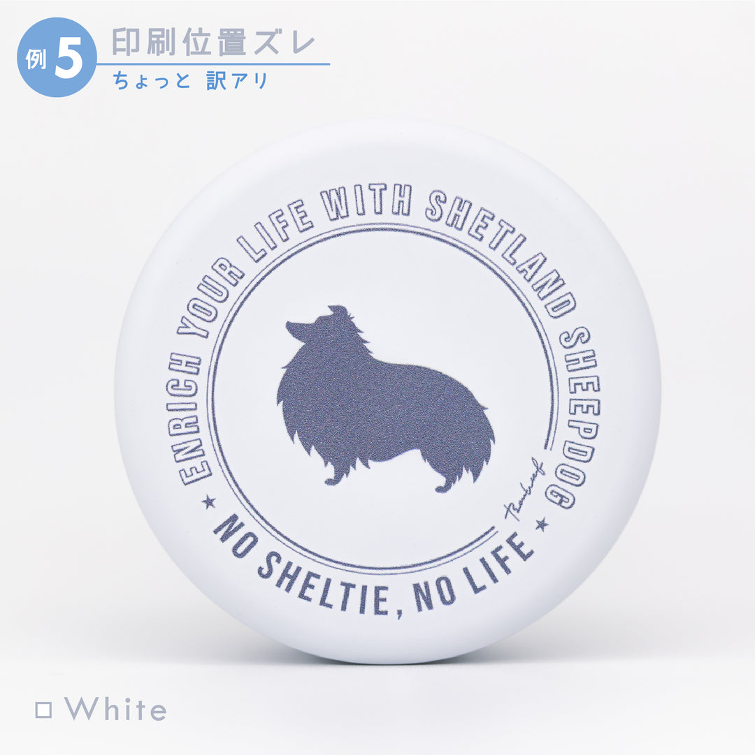 【OUTLET】NO SHELTIE, NO LIFE【垂れ耳】| プチ缶